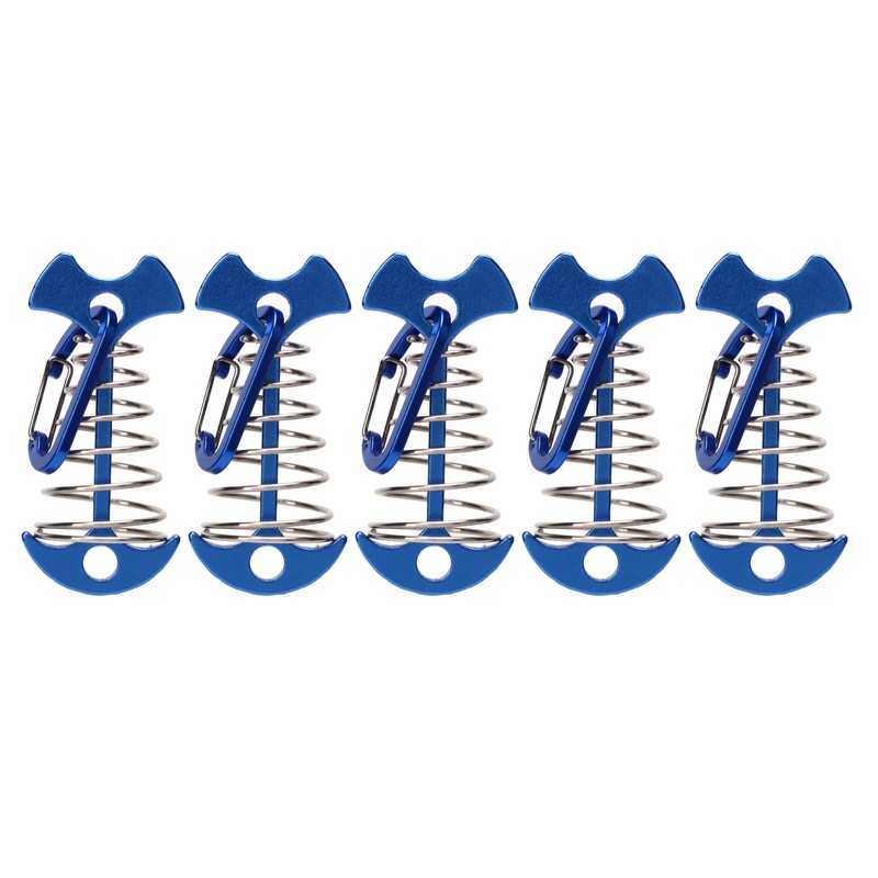 5pcs Fishbone Tent Nails Large Deck Boards Camping Tent Fixing