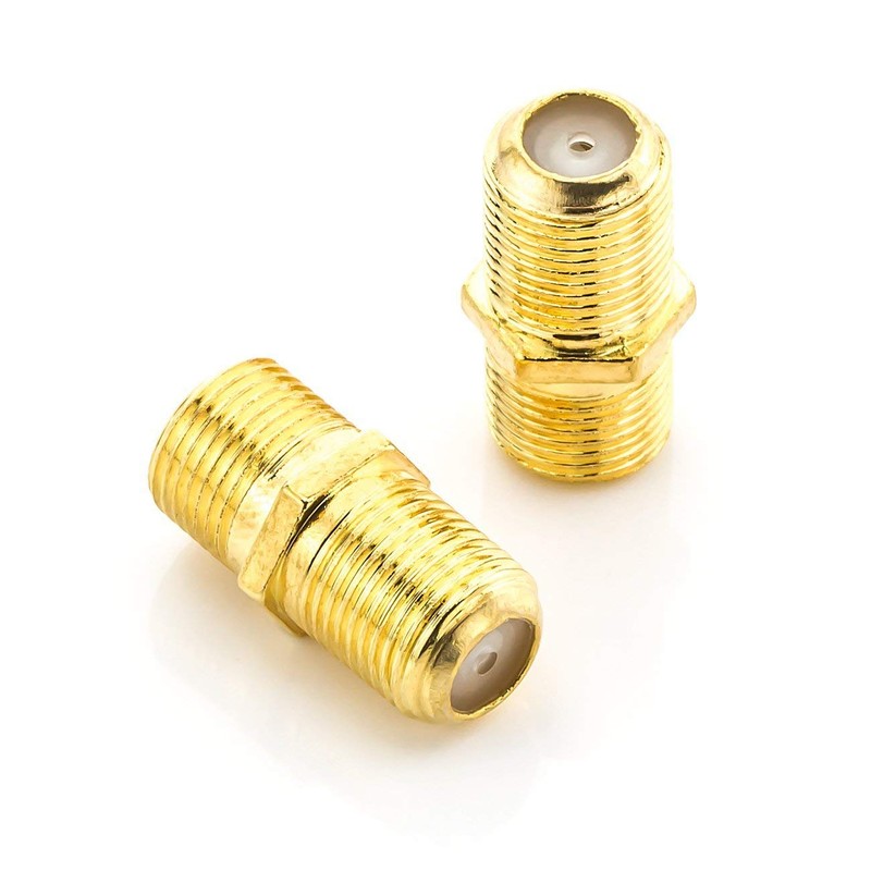 deleyCON F-Connector Set with 5 x Connectors and 10 x