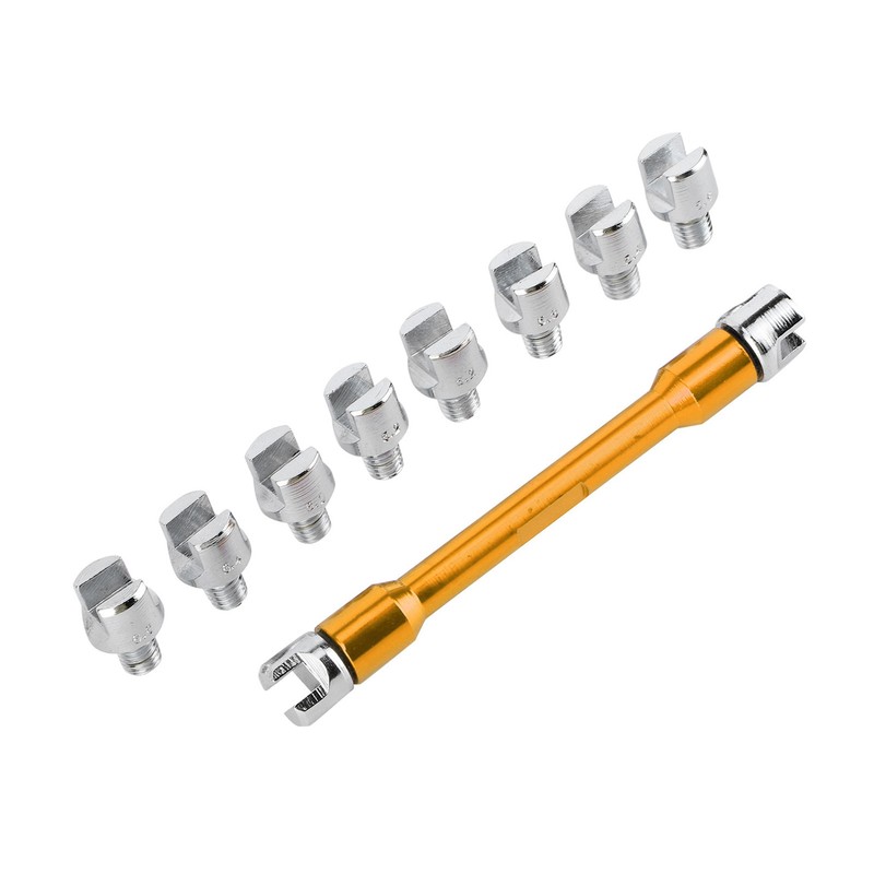 Motorcycle Spoke Wrench CNC Spanner Set 5.0‑6.8 Length 93mm/3.7in for