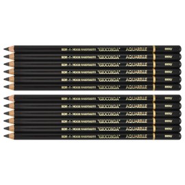 Koh-i-noor Gioconda Negro Aquarelle - 12 Water Soluble Graphite Pencils 2B. 8800
