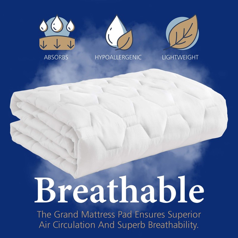 The Grand Hotel Collection California King Size Hybrid Mattress Protector