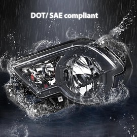 ALLGOOD Fog Lights Compatible with 2003-2006 Chevy Avalanche 1500 with Lower Body Cladding/2002 Chevy Avalanche 1500/2002-2006 Chevy Avalanche 2500 Driver & Passenger Side Fog Light Lamps, Clear Lens