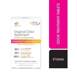 vH essentials Vaginal Odor Treatment - pH Balanced Vaginal Suppositories - 6...