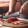 Jiozermi 6 Pcs Diamond Knife Sharpening Stones, Knife Sharpener Fixed-Angle