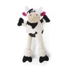 Worldwise 73556-98997-024 goDog Checkers Skinny Cow with Chew Guard Technology