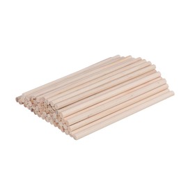 CORHAD Long Wooden Craft Sticks 50pcs Macrame Dowel Rods for Handmade Decorations