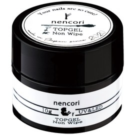nencori Gel Nail Non Wipe Top Gel Made in Japan 0.4 oz (10 g) Nail Cosmetics