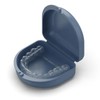 HEMILAB Retainer Case, Compatible with Invisalign, Blue