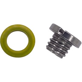 Marinepro 2Pcs Marine Lower Unit Oil Drain Plug, Lower Drain Plugs Screw and Gaskets for Mercury 40 50 60 70 75 90 115HP Mercruiser Bravo Alpha1Gen 2 10-79953Q2 10-79953A2 18-2244