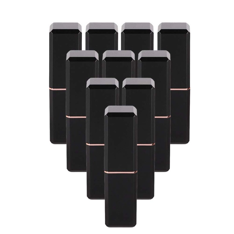 10pcs DIY Lipstick Empty Tubes for Personal Salon Use with
