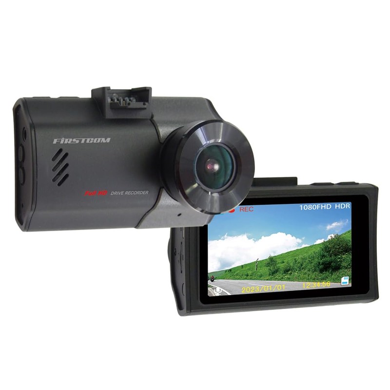 F.R.C. FIRSTCOM FC-DR206S High Definition Full HD Dash Cam (A)