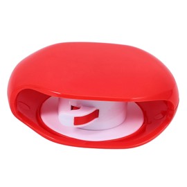 CAXUSD Cable Winder for Wired Earphones Earbuds Organizer Box Auto Roll Home Travel Red