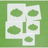 Stencil Set ● 5 Individual Clouds ● 6 cm, 7