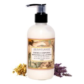 Crema Corporal Hidratante de Manzanilla y Lavanda con Aceite de Oliva 250 mL