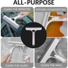 3 in 1 Window Cleaning Scraper, Window Squeegee, Easy ToClean