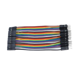 Antrader Breadboard Jumper Wires 40 Pin 10CM Male to Female Jumper Cable