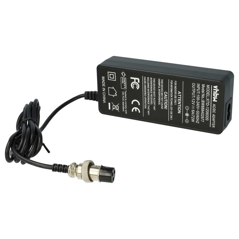 vhbw Power Supply Replacement for Intermec 851-075-001, 851-075-003 for POS