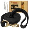 MERUOGKAR Leather Dog Leash - 6ft x 3/4 inch, Heavy