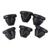 FITTG 6 Piece Engine Cover Mat 03G103184 382026 Black Car