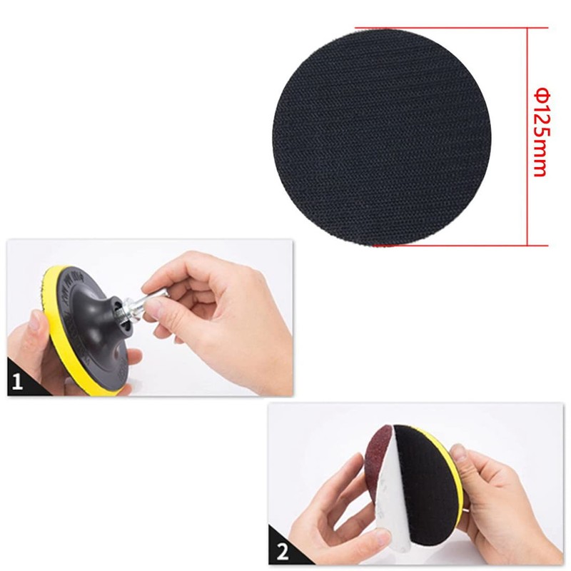 Sanding Pad Pie Magic Pad Diameter 4.9 inches (125 mm)