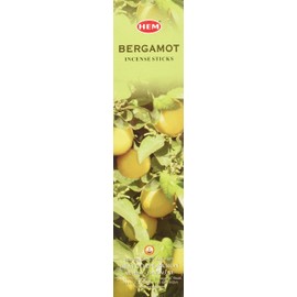 Bergamot - Box of Six 20 Stick Tubes, 120 Sticks Total - HEM Incense