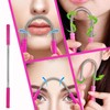 2 Pieces Facial Hair Remover Spring Multifunctional Threading Beauty Tool