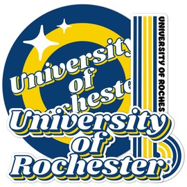 Desert Cactus University of Rochester Stickers YellowJackets UR Vinyl Decals Laptop Water Bottle Car Scrapbook Sheet (70s 4inch)