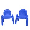 Children’s Factory Baseline 9" Child Chair, Royal Blue, 2 Pack,