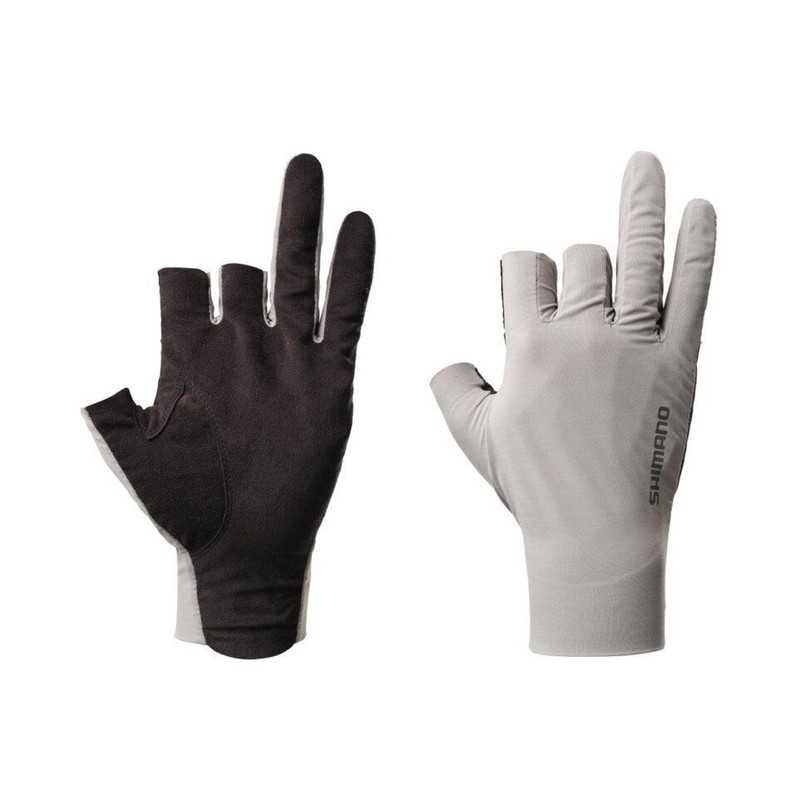 Shimano 05 Sensitive Gloves 3 Cut GL-006Y Gray L