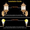 HEKEE Dusk to Dawn Sensor Light Bulbs LED A19 810