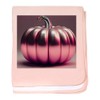 CafePress Shiny Pink Pumpkin Baby Blanket, Super Soft Newborn Swaddle