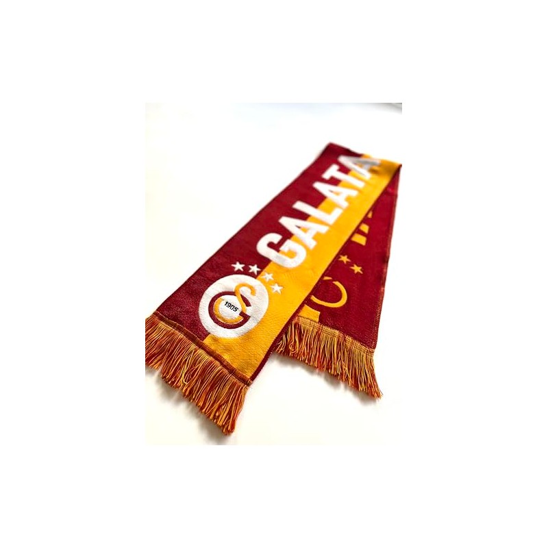 Galata Saray Scarf for Football Fans, Yellow and red