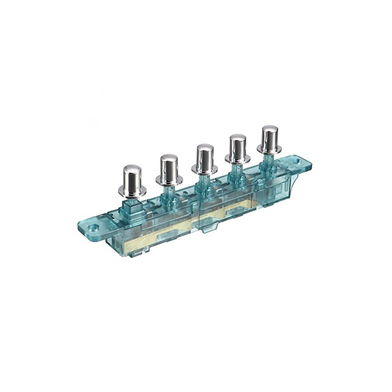 uxcell MQ205 AC 250V 4 Amp 5 Pushbutton Piano Type