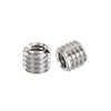 sourcing map 1/4" Female to 3/8" Male Convert Screw Adapter