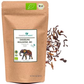 tea`s finest® Darjeeling Mullootar FTGFOP1 First Flush Black Tea Organic (100 g)