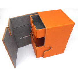 docsmagic.de Premium Magnetic Tray Box + Deck Divider (80) / (100) MTG PKM YGO - Card Box