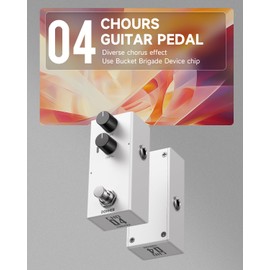 Donner EMBARK 04 Chorus Guitar Pedal, DIY Shell, Electric Guitar, Analog Guitar Effect Pedal, True Bypass