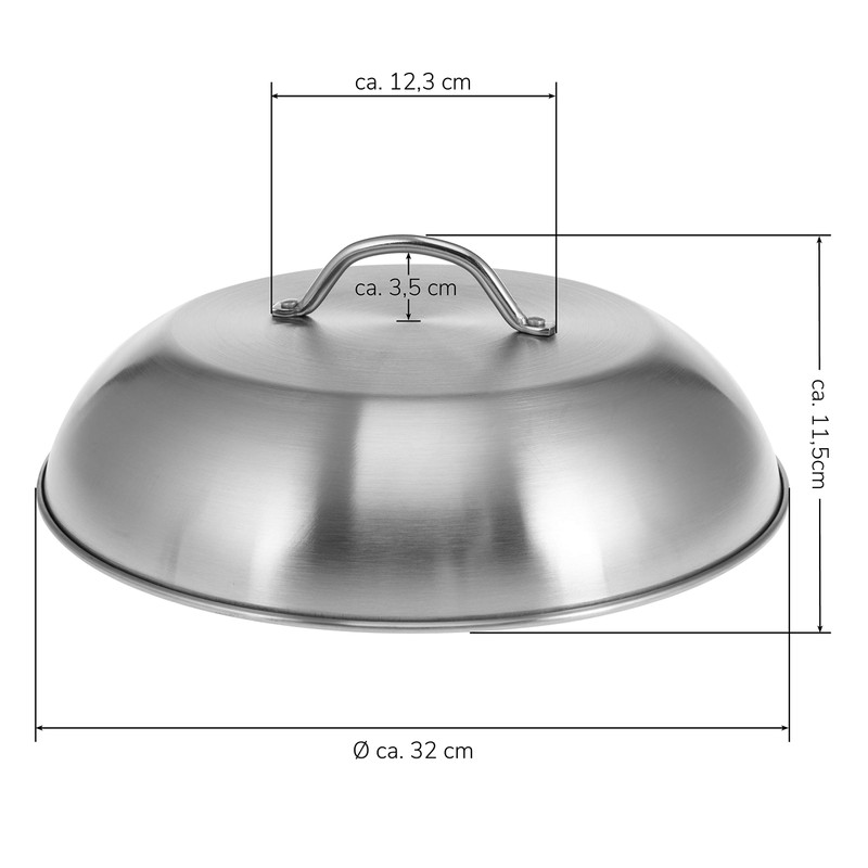 bremermann Burger Cover 32 cm // Grill Cover Melting Bell