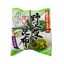 Shinshu Nozawana (kelp) with Japanese Nozawana and kelp flavor