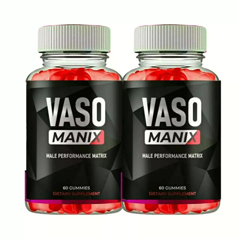 VasoManix 2-Pack VasoManix Gummies for Men, Advanced Male Gummy -