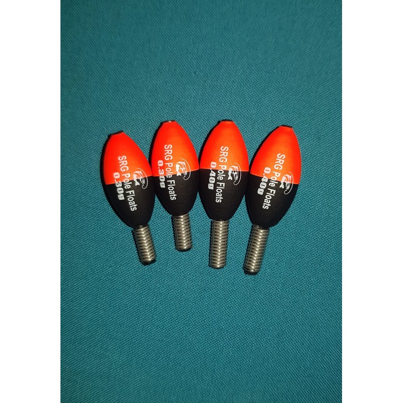 SRG Pole Floats Jigger Floats Pack of 4 (2 x