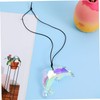 Operitacx Dolphin Hanging Sun Catcher Charm Crystal Pendant for Ocean