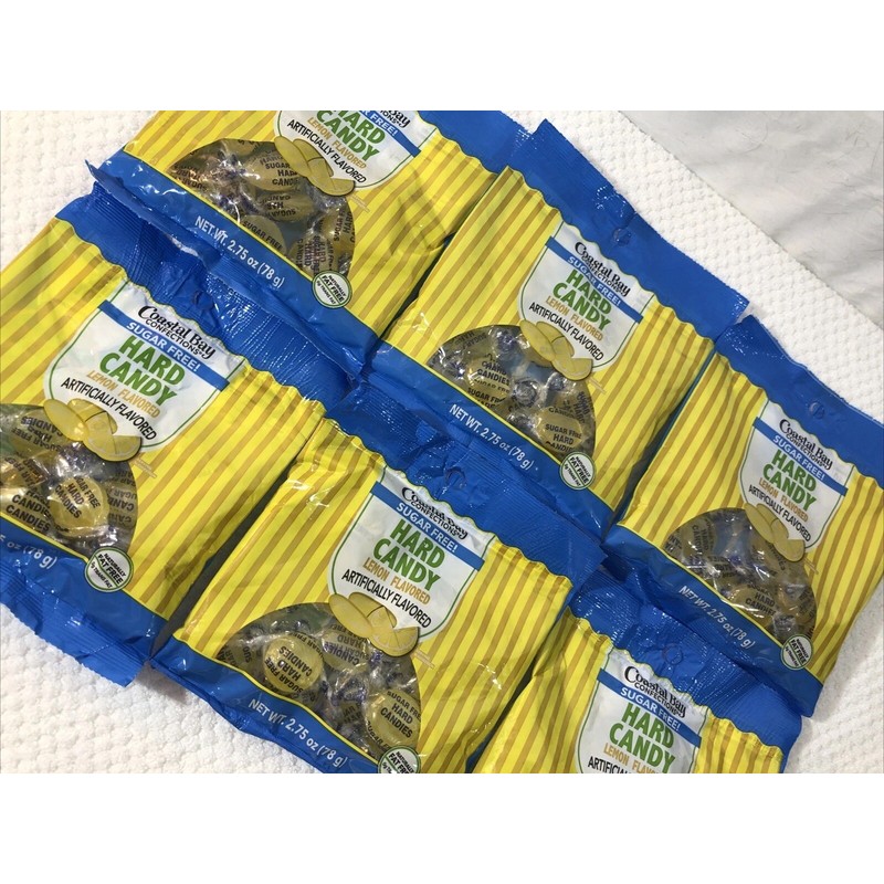 COASTAL BAY "SUGAR FREE" LEMON 🍋 FLAVOR HARD CANDY 2.75oz