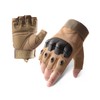 Nothing burger Fingerless Tactical Gloves Soft Rubber Knuckle Protective Breathable