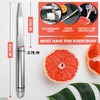 BURIUS Grapefruit Knife Curved Serrated Blade – Stainless Steel Fruit