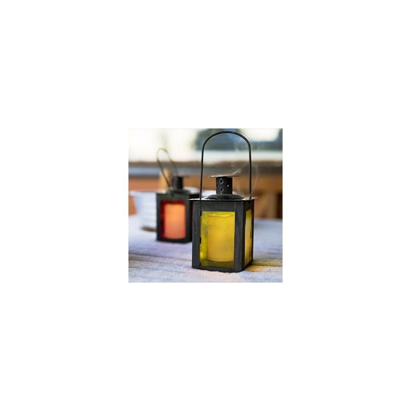 26cm Luces Decorativas navideñas Estilo Vela, Luces navideñas sin Llama,