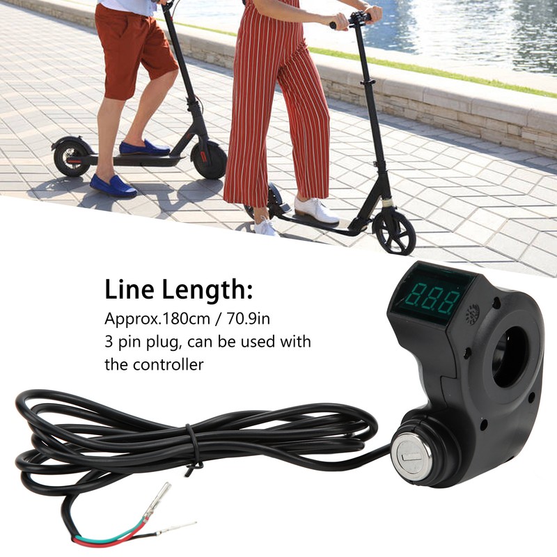 Electric Scooter Ignition Lock 3 Pin Plug One Button Start