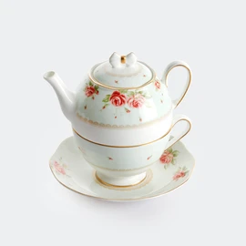 ZenKorea The Rose Madonna Ribbon Tea for One Set / 젠한국 더로즈 마돈나 리본 티포원세트