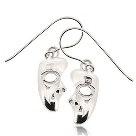 Sovats Phantom Of The Opera Mask Earring For Women 925 Sterling Silver Rhodium Plated - Simple, Stylish Drop Earrings&Trendy Nickel Free Earring