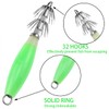 Haidong 2pcs Luminous Squid Clip Fluorescent Cuttlefish Clip The Octopus